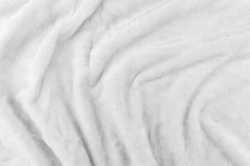 Wrinkled black and white cloth texture abstract background