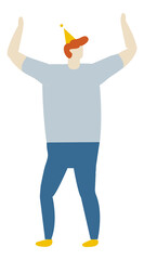 Party People Flat Vector