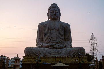 Fototapeta premium statue of Buddha at Bodh gaya