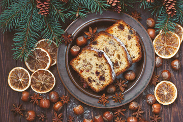 Traditional homemade  Christmas cake