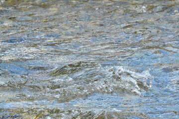 Il fiume Brenno in Valle di Blenio in Canton Ticino, Svizzera.