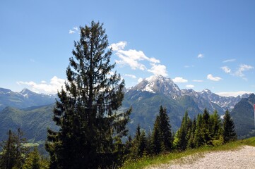 Unterwegs am Hochschwarzeck im Berchtesgadener Land