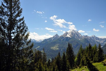 Unterwegs am Hochschwarzeck im Berchtesgadener Land