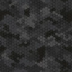 Foto op Canvas Texture military camouflage seamless pattern. Abstract army vector illustration © Andrew