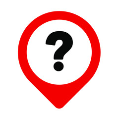 red question mark