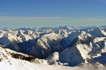 Obergurgl Hochgurgl Otztal ski resort in the Western Tyrol Austrian Alps Austria