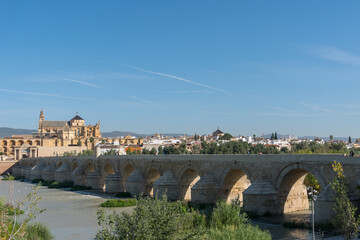 Fototapeta premium Cordoba and the roman bridge