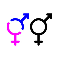 Gender icon design vector 
