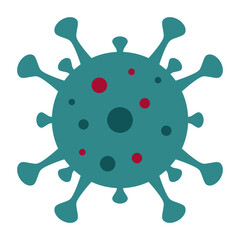 A vector illustration of viruses