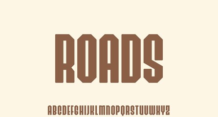 THE ELEGANT FUTURISTIC MODERN STRONG AND DISPLAY FONT	