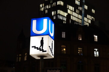 U-Bahn-Station in Frankfurt
