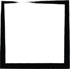 Brush stroke vector frame