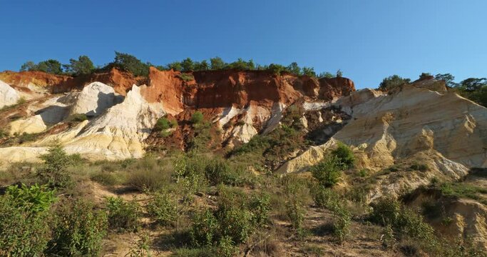 The french Colorado, Rustrel, Vaucluse, Provence,France