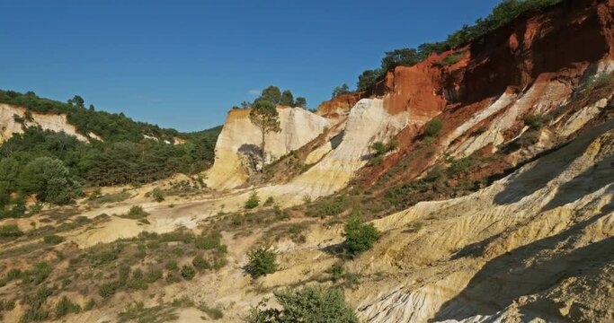 The french Colorado, Rustrel, Vaucluse, Provence,France