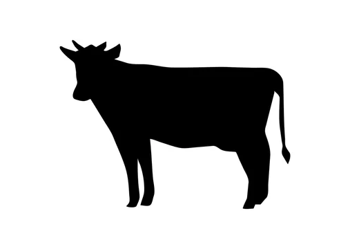 牛のアイコン イラスト シルエット 丑 シンプル Stock Illustration Adobe Stock