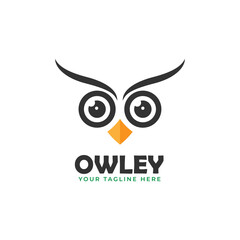 Owl Eye cute minimalist you can use for your community or business logo