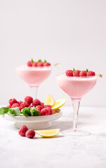 Raspberry cocktail