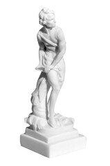 marble statue of a man on a white background