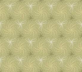 Geometric hexagon pattern, seamless vector background