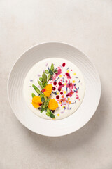 Chilled Cucumber And Green Herb Soup