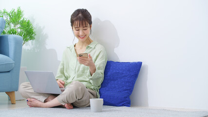 スマートフォン・女性