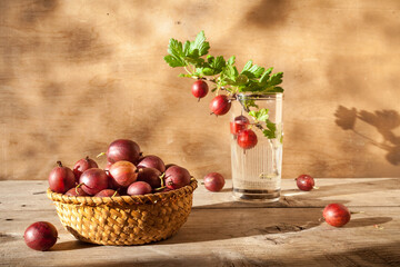 rustic environmentally friendly berry