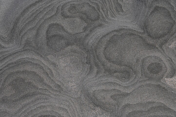 Obraz premium Abstraktes Muster und Skulpturen im Sand vom Wind geformt