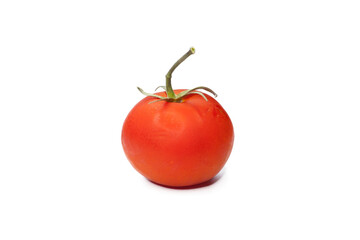 red tomato isolated on white background