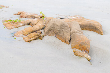 Primel-Tregastel beach, in Brittany