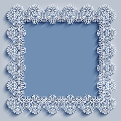 Abstract ornamental nature vintage frame.