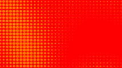 Dots halftone orange color pattern gradient texture with technology digital background. Dots pop art comics with summer background.