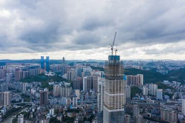 Obraz premium New city under construction