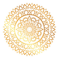 Mandala pattern black and white good mood