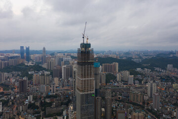 Fototapeta na wymiar New city under construction