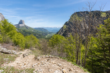 Mont Aiguille depuis le Vercors