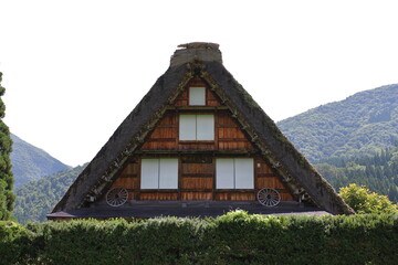 Fototapeta na wymiar 三角形の家