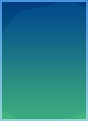 Vertical Empty Frame On Modern Blue & Green Gradient Background-For Social Media, Pictureframe, Poster, Banner, Invitation & Greeting Card.