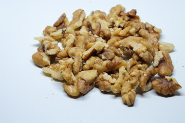 Wall Nuts Isolated on White Background