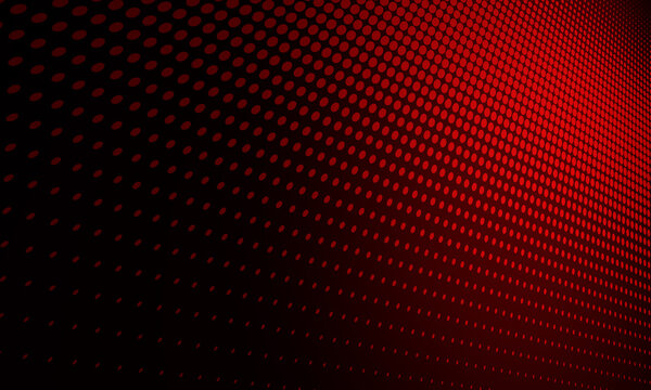 
Black and red dotted halftone banner