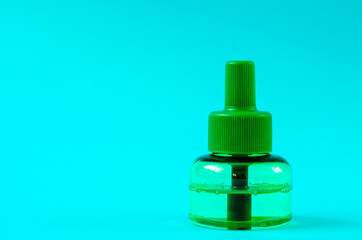 Spare bottle of fumigator fluid. Mosquitoes protection.