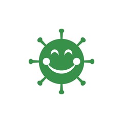 green covid smile expression