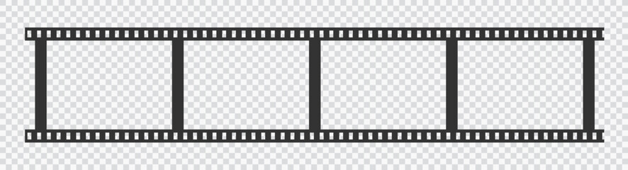 Filmstrip mockup icon isolated. Vector illustration - obrazy, fototapety, plakaty