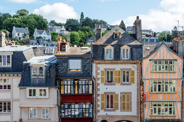Fototapeta premium the historic town of Morlaix, in Brittany