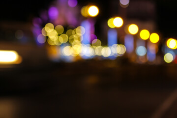 Fototapeta premium blurred of colorful bokeh light background