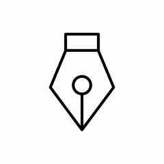 Outline pen tool icon.Pen tool vector illustration. Symbol for web and mobile