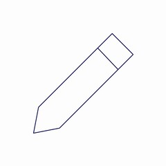 Outline pencil icon.Pencil vector illustration. Symbol for web and mobile