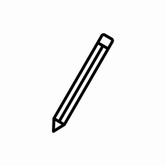 Outline pencil icon.Pencil vector illustration. Symbol for web and mobile