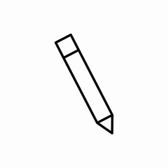 Outline pencil icon.Pencil vector illustration. Symbol for web and mobile