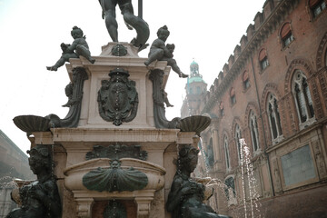 Fountain of Neptune , Bologna -Italy
