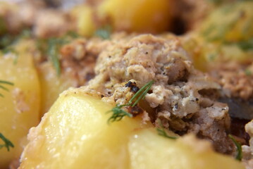 meat and potatoes